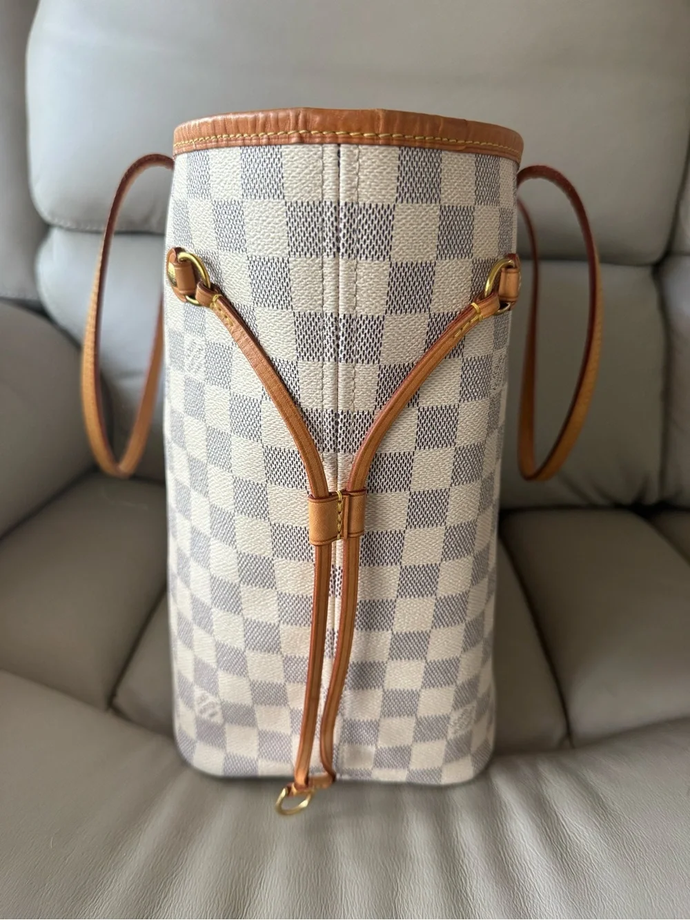 Louis Vuitton neverfull mm Damier Azur